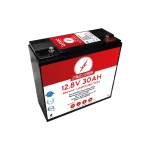 12.8V 45Ah Battery Front View of a High-Capacity 12V 30Ah Lithium Battery, ready to empower your adventures.