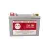 Front View of a High-Power 12V 7Ah Lithium Motosport Battery, delivering reliable performance for demanding rides.
